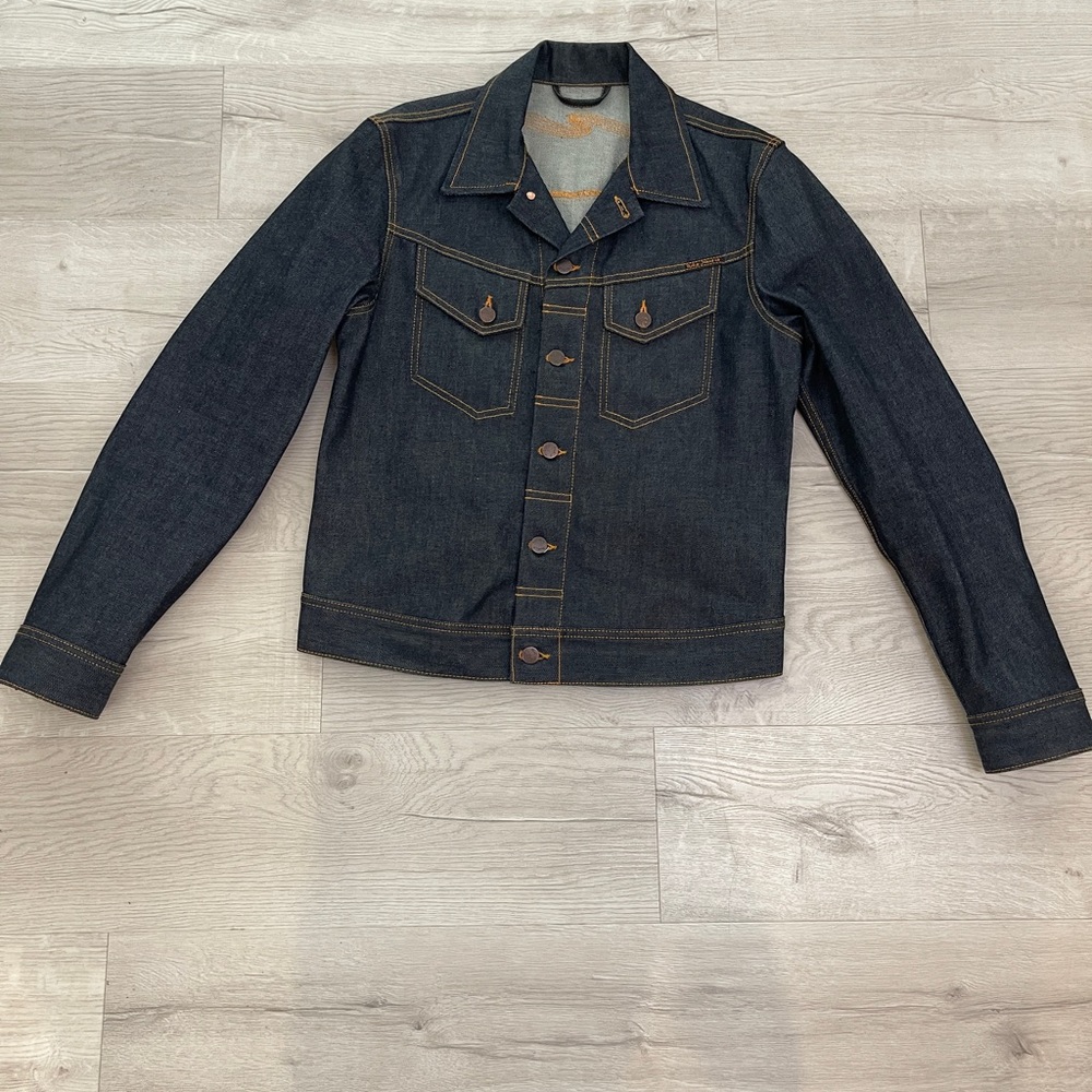 Nudie Jeans Conny Organic Dry denim jacket size medium